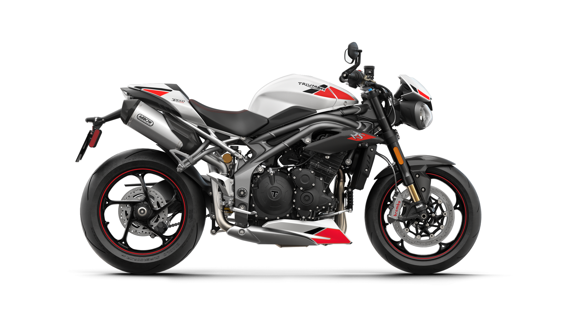 Speed Triple RHS Crystal white